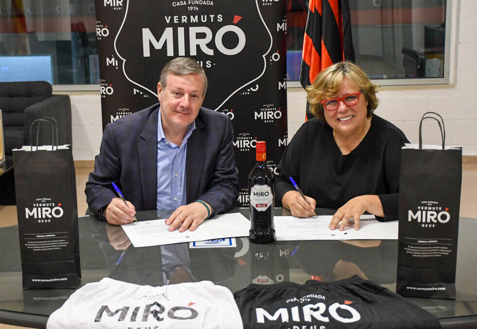 Vermuts Miró renews its support for Reus Deportiu for two more seasons.