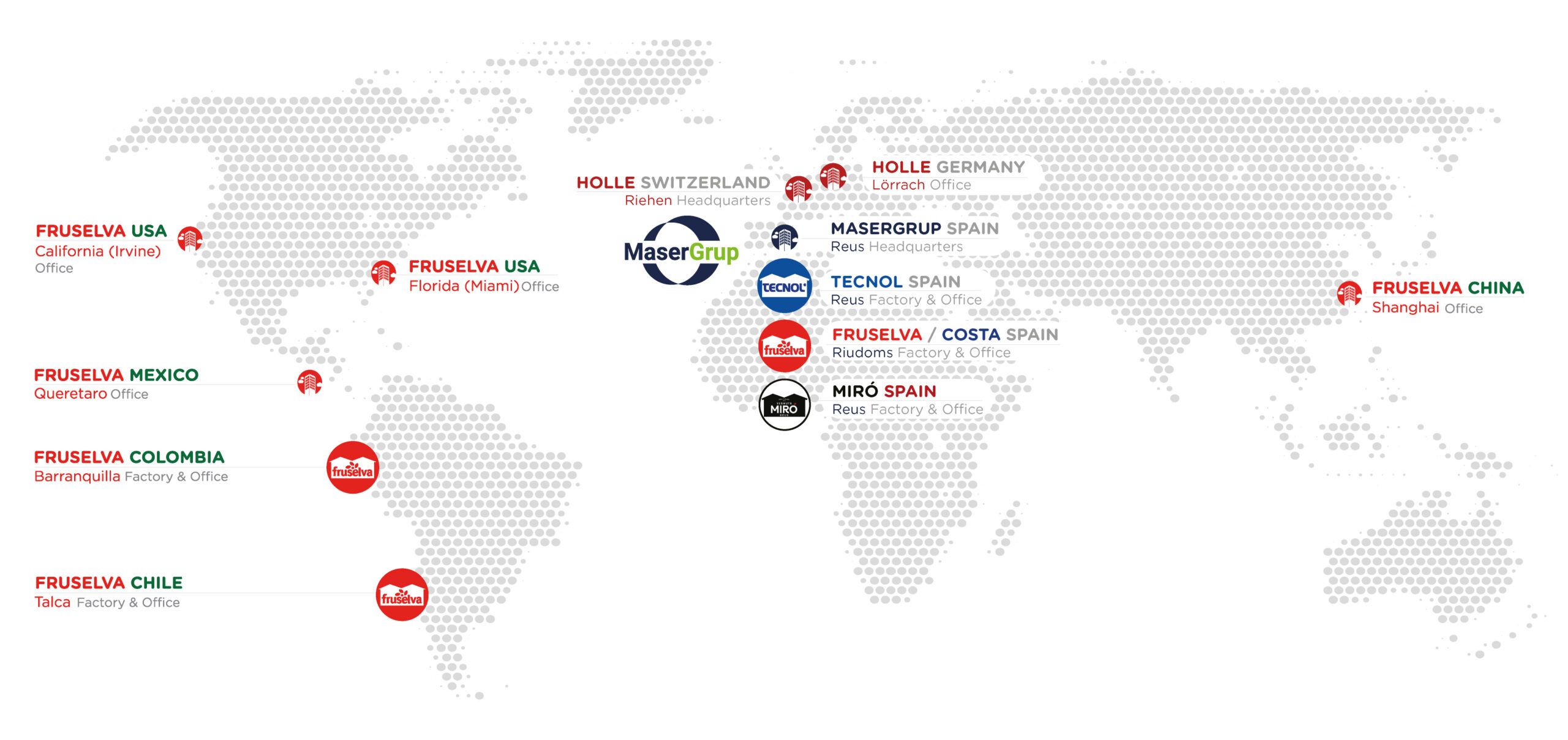 mapa Masergrup MaserGrup Grupo Empresarial