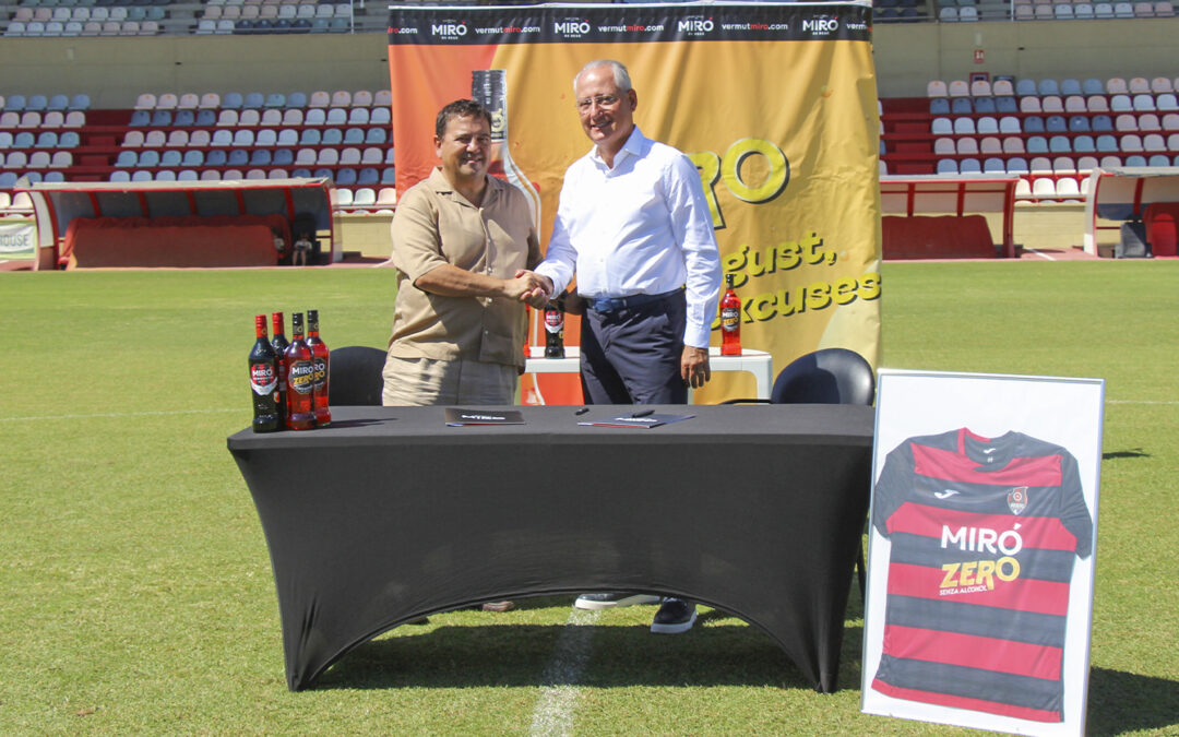 MaserGrup i Miró Vermouth reforcen el seu compromís amb el Reus FC Reddis